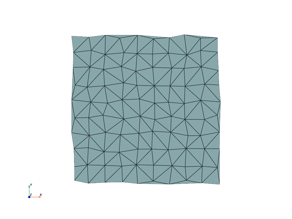 d create tri surface